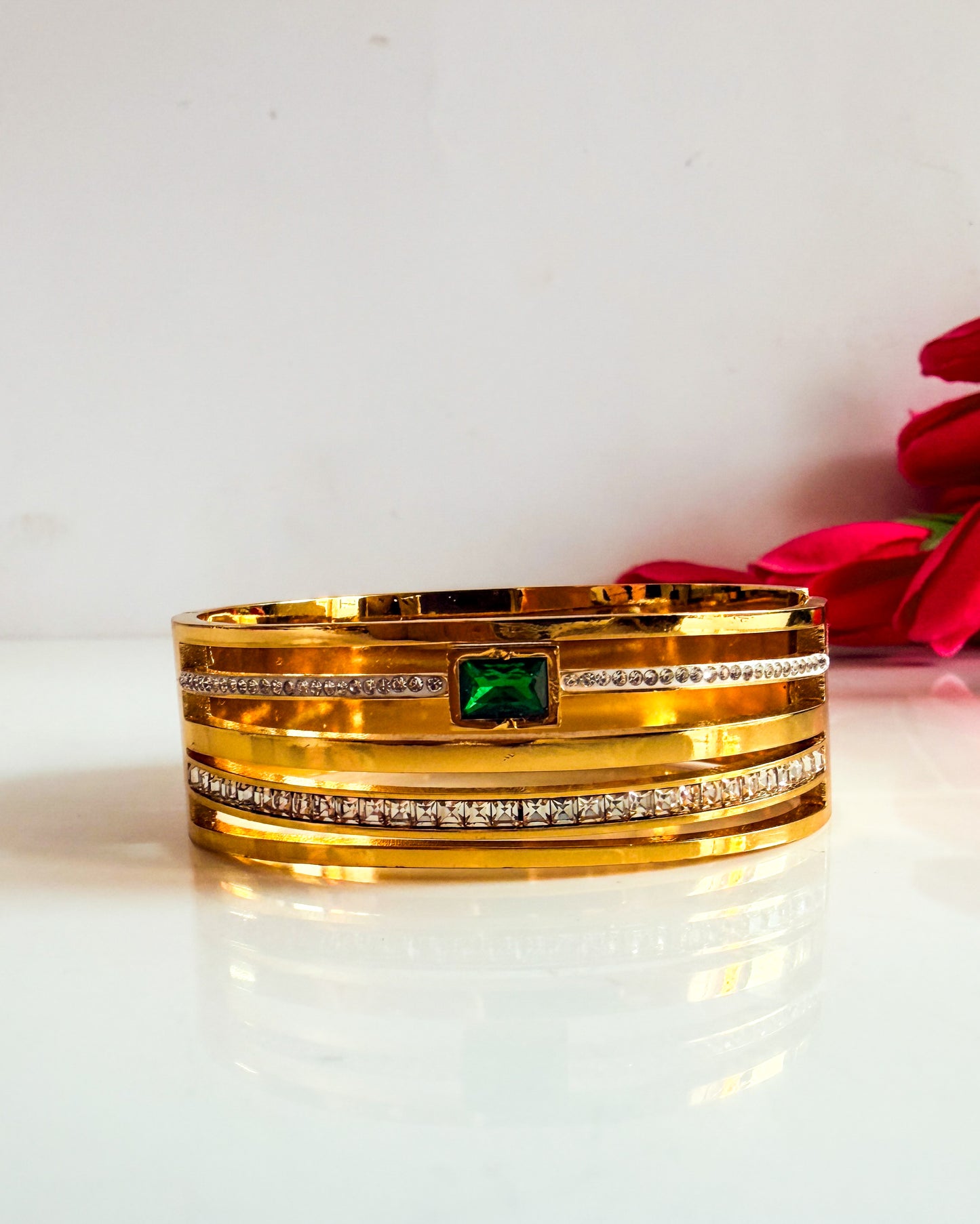 Chunky layered thin wrist / baby size bracelet