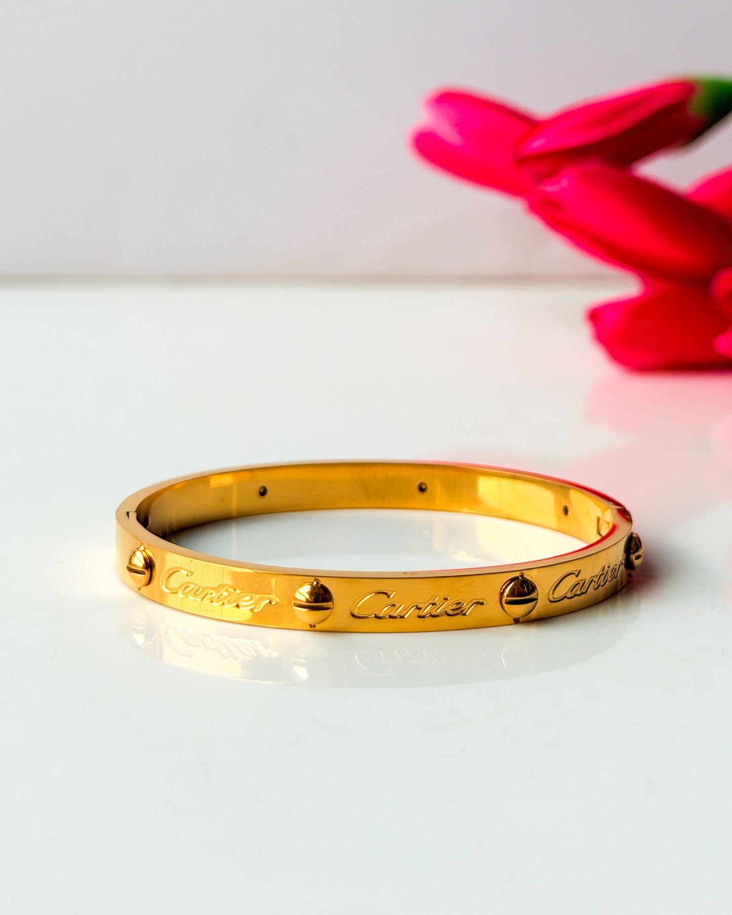 Unique cartier thin wrist / baby size bracelet