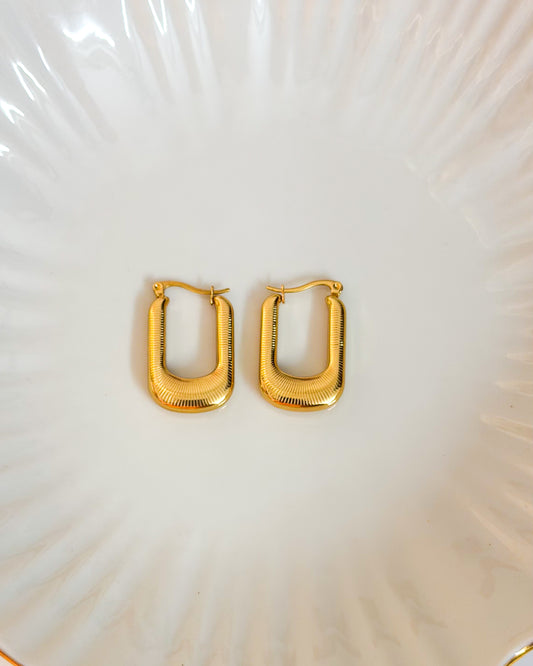 Golden frame hoops