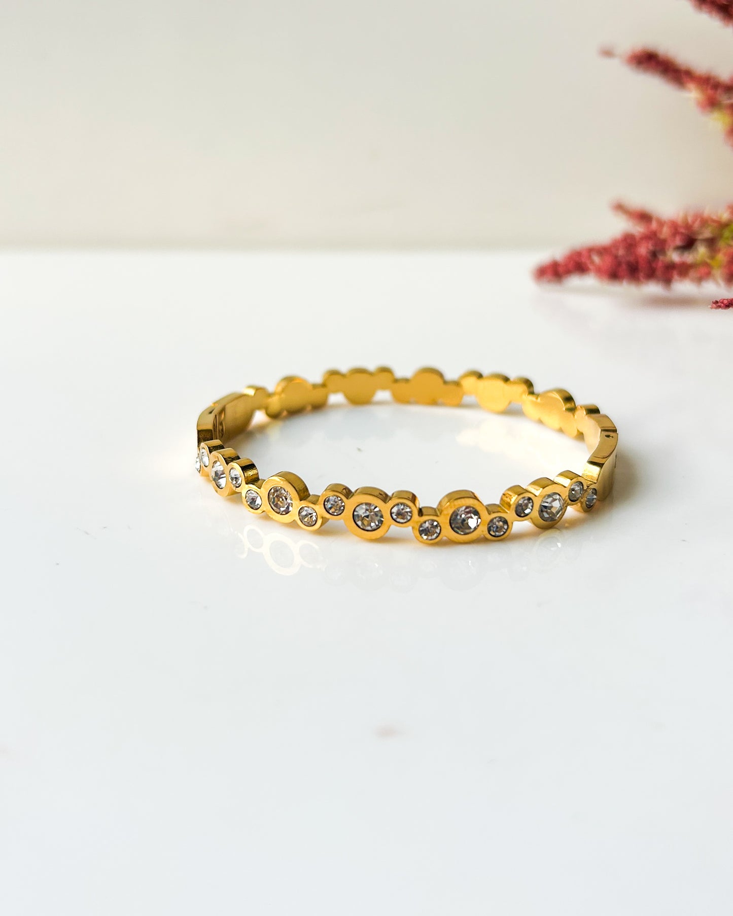 Bubble thin wrist / baby size bracelet