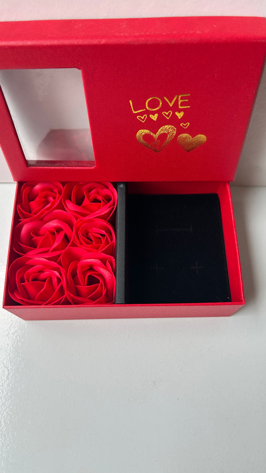 Rose gift box - for necklace and earrings / bracelet