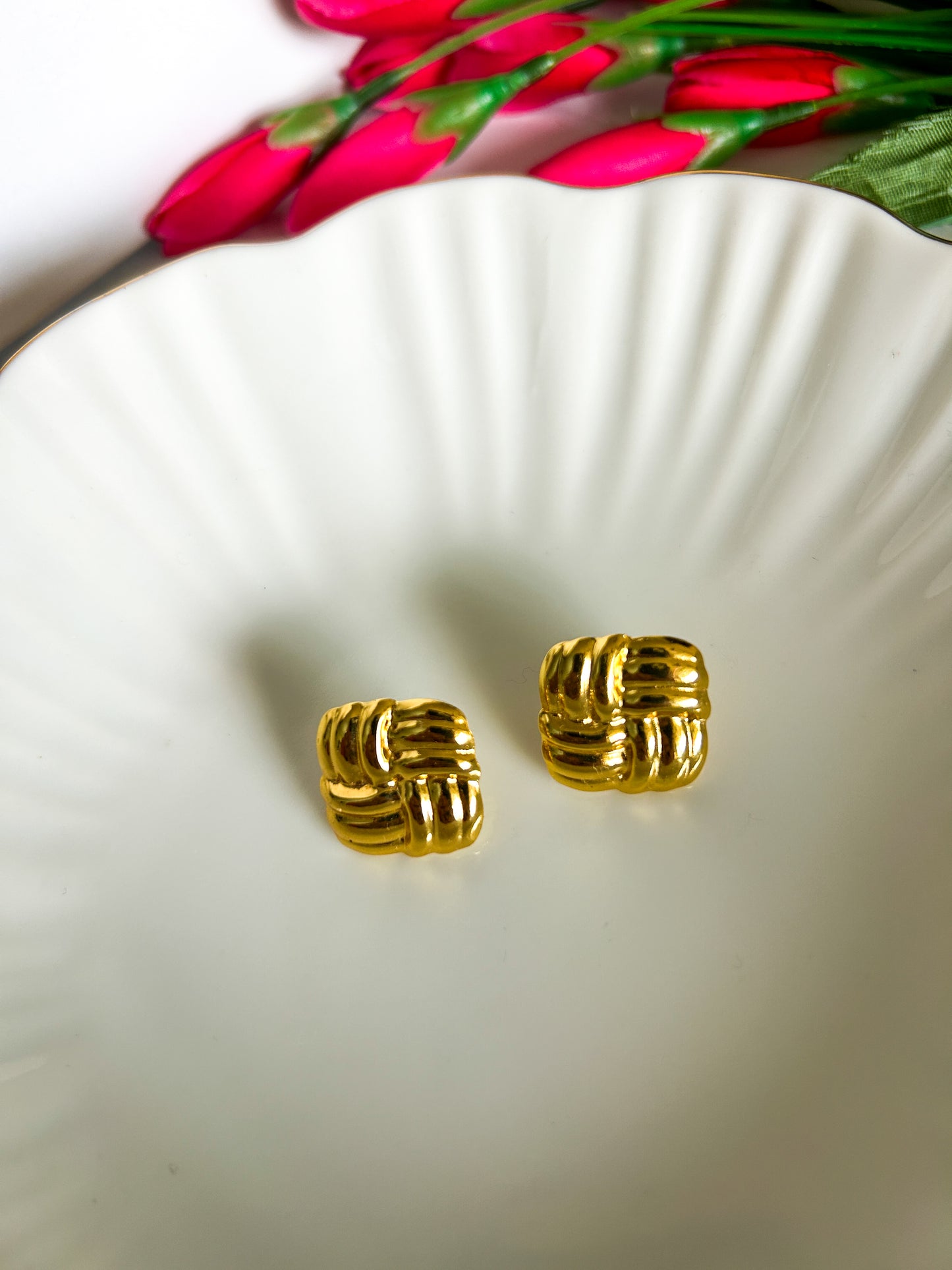Small statement studs