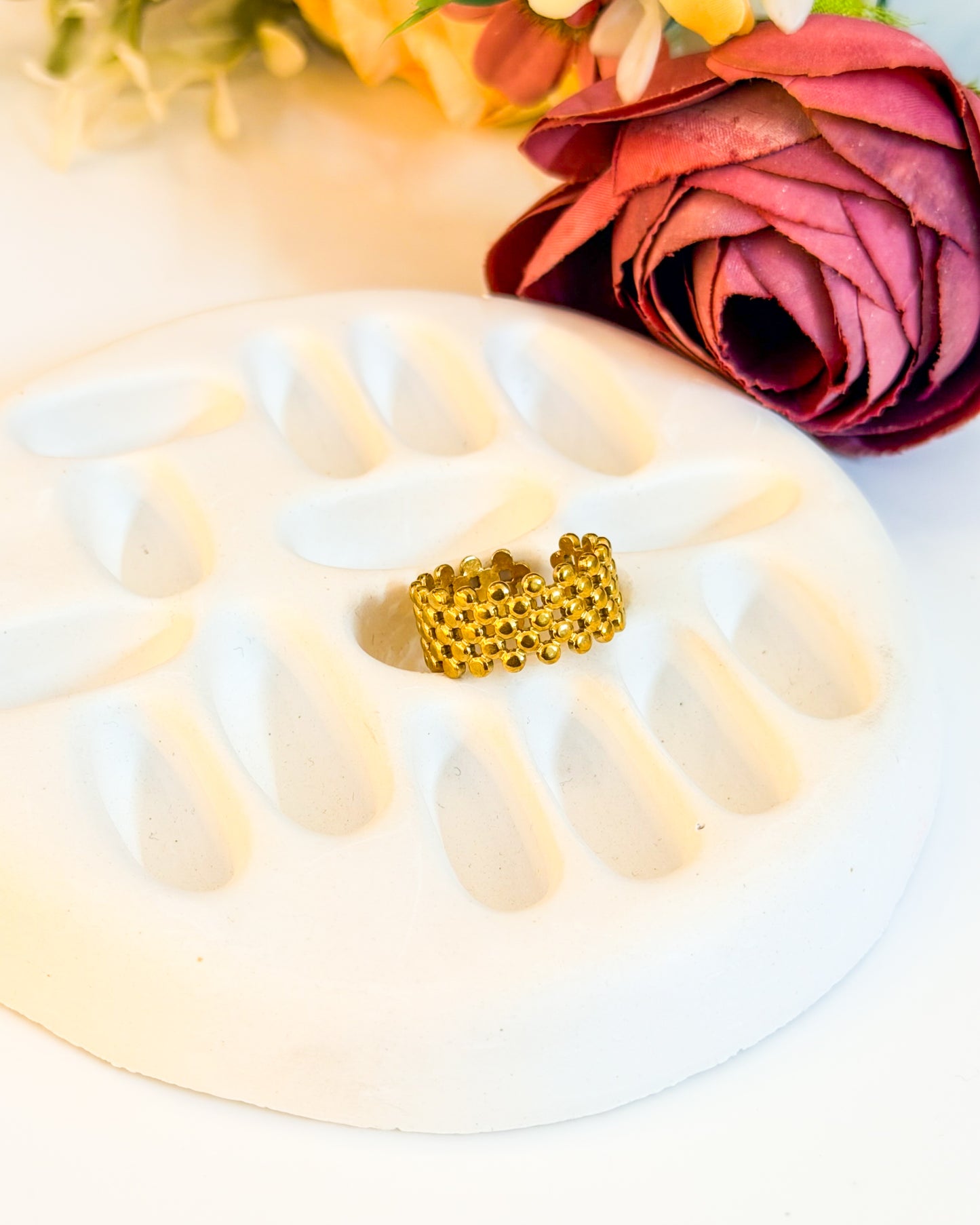 Mesh band Adjustable ring