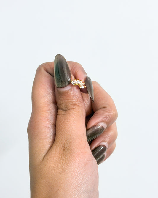 6 petal lotus ballback studs