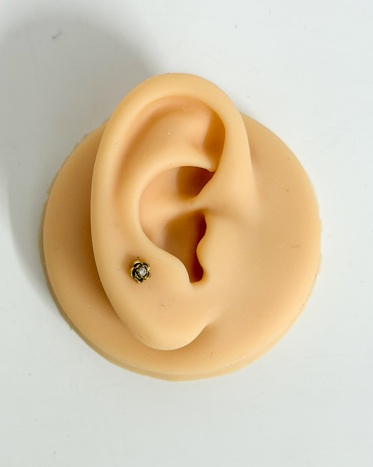 Mini rose will stone ballback studs (Ss)