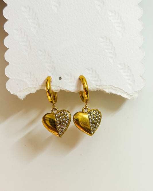 Half studded heart, Huggies