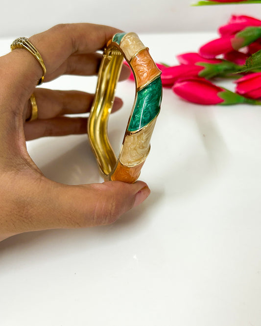 Swirl earthy Italian bracelet