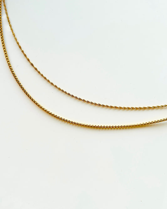 Layered waist chain