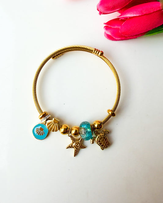 Ocean charm bracelet