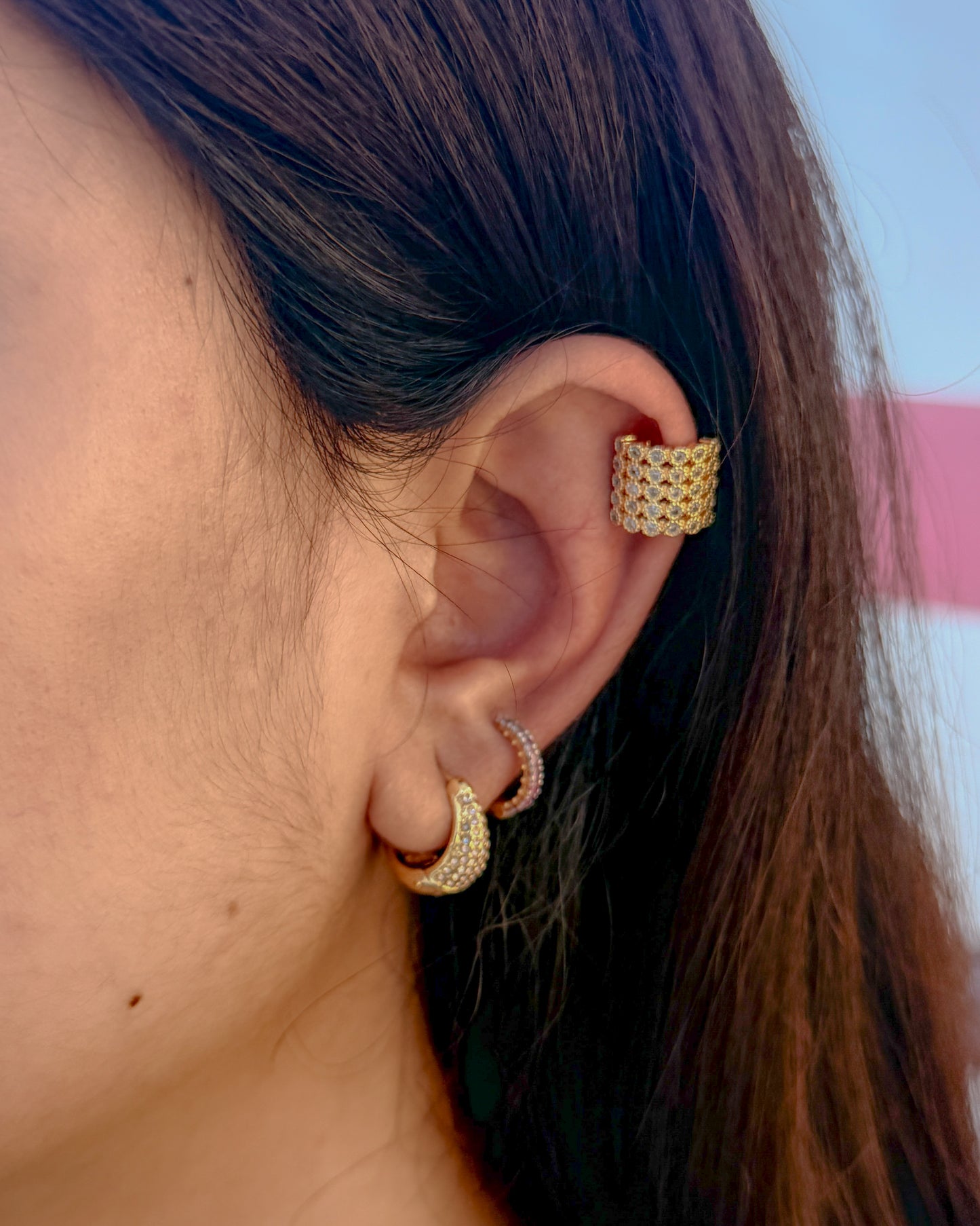 geometric no piercing Earcuffs