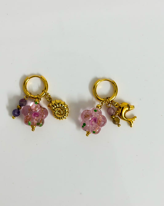 Detachable Charm earrings