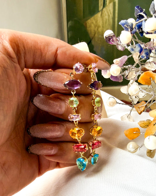 Stunning crystal earrings