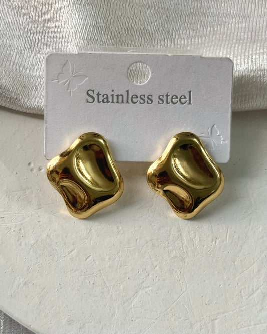 Small square Statement Earrings
