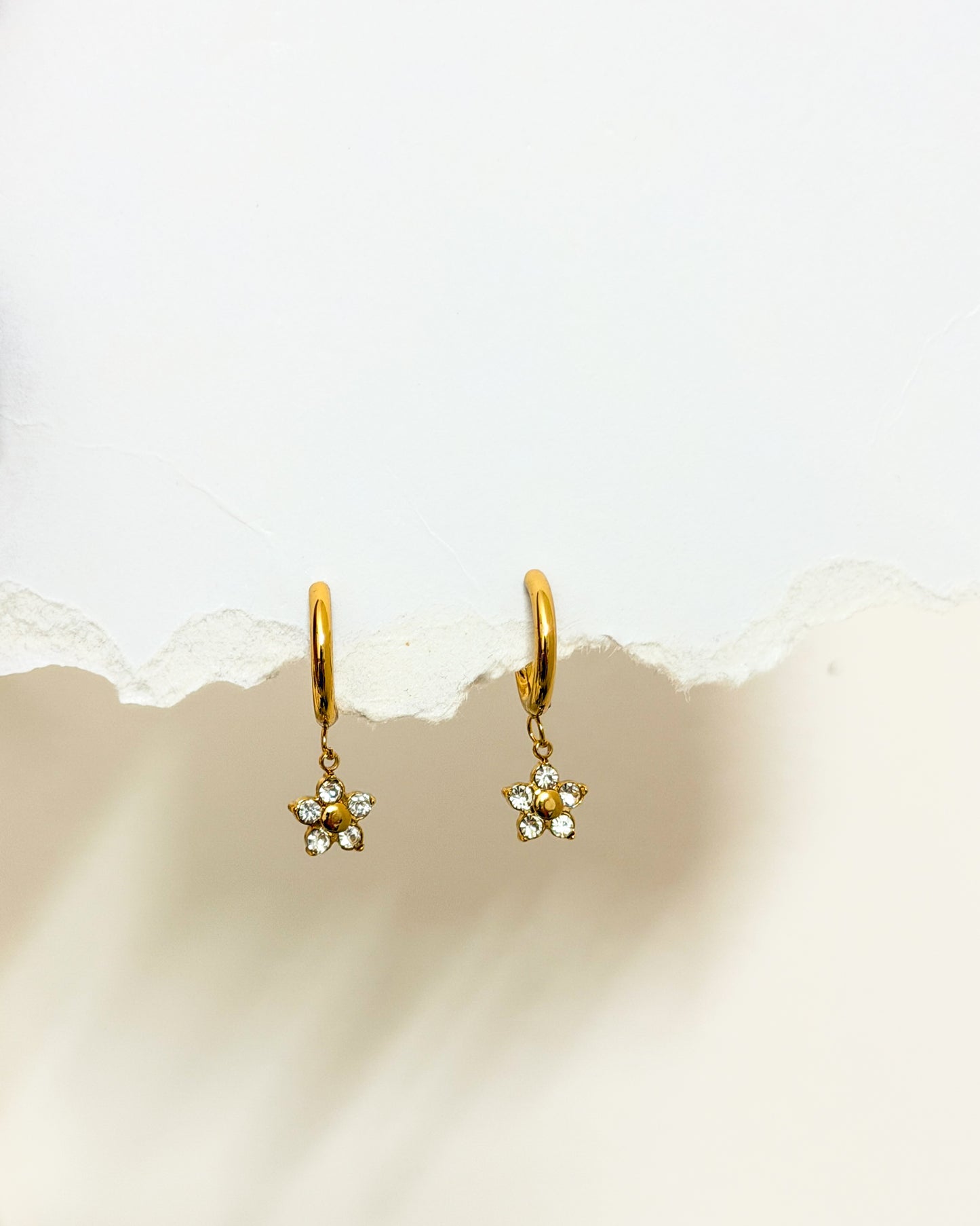 white floral huggies