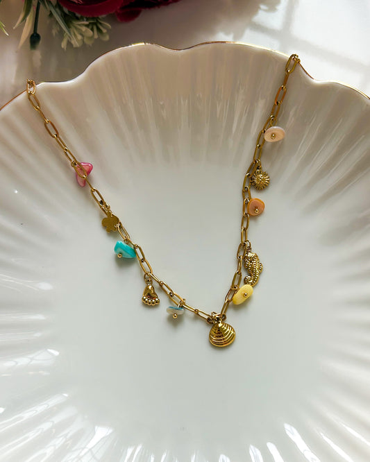 Beachy charm necklace 2.0