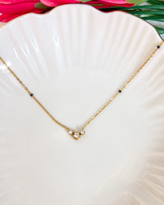 Three stone mangalsutra