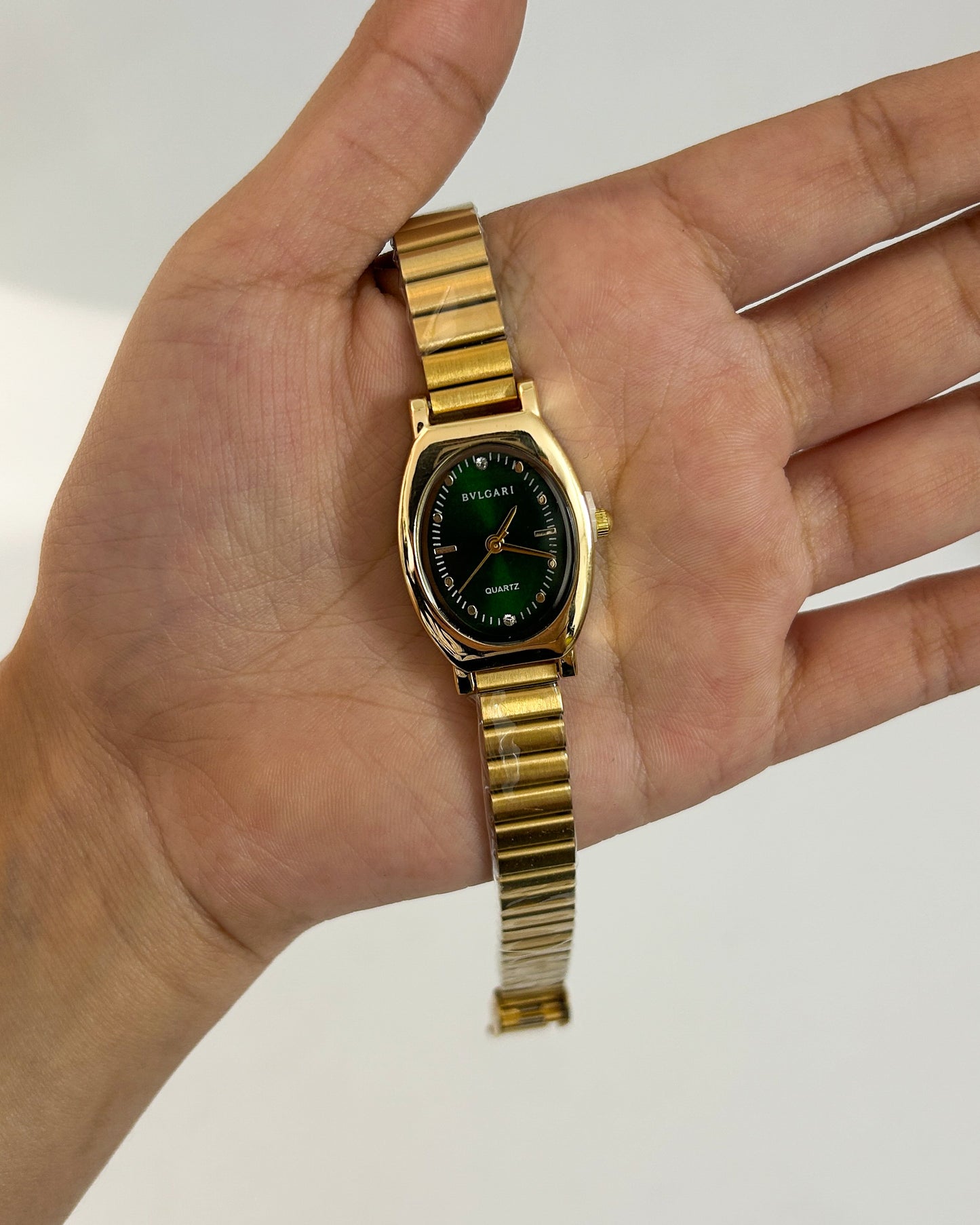 Bvlgari green ovel dial