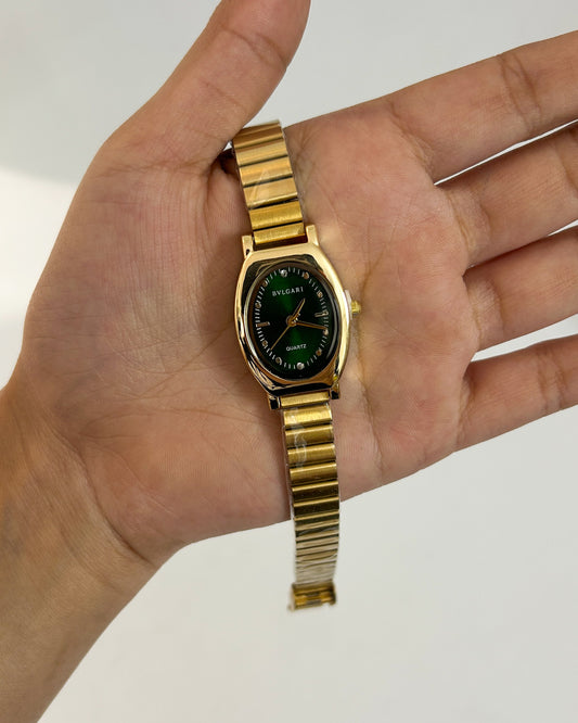 Bvlgari green ovel dial