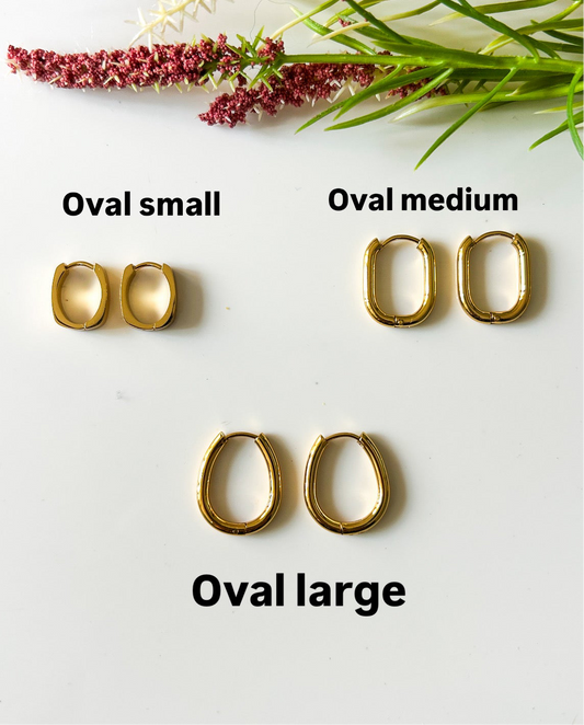 Oval hoops
