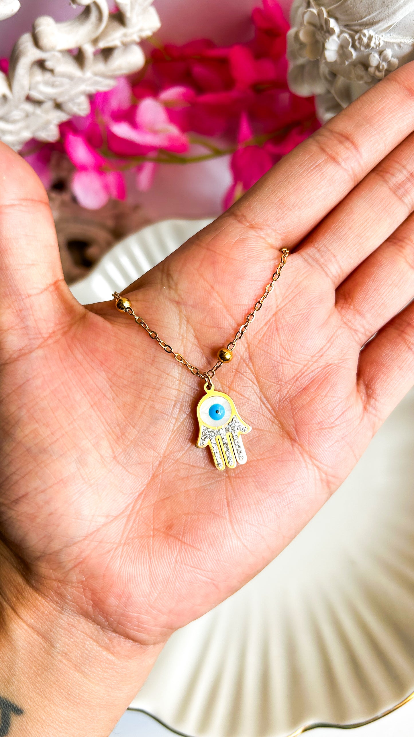 Evil eye necklace