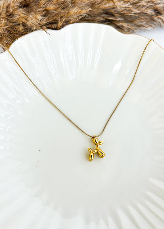 The dog statement necklace