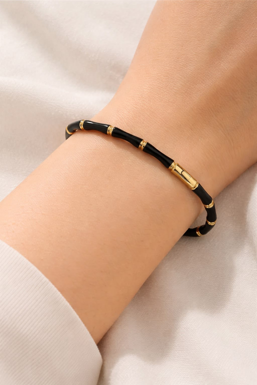 Evil eye bamboo bracelet