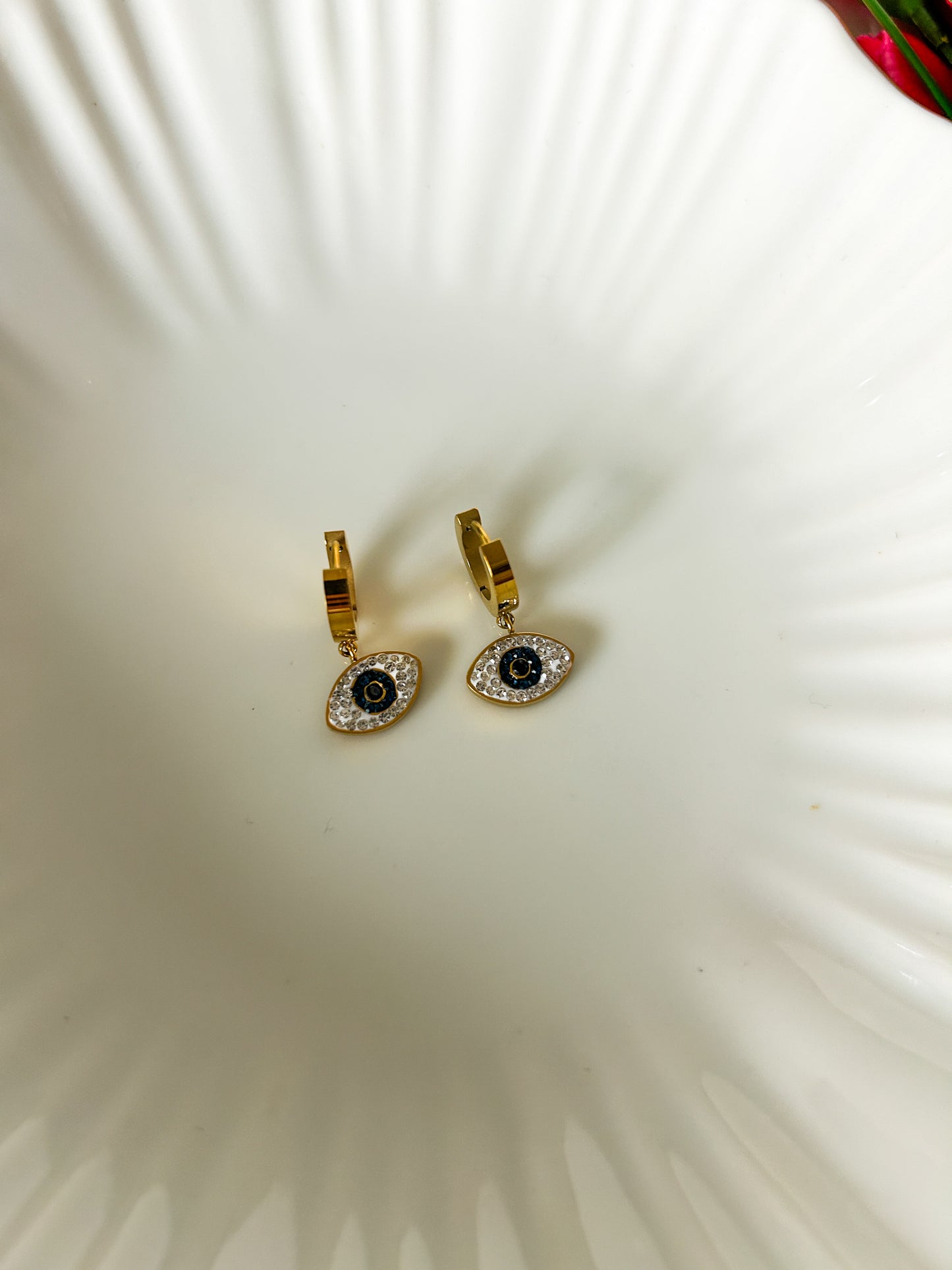 Evil eye Hoops