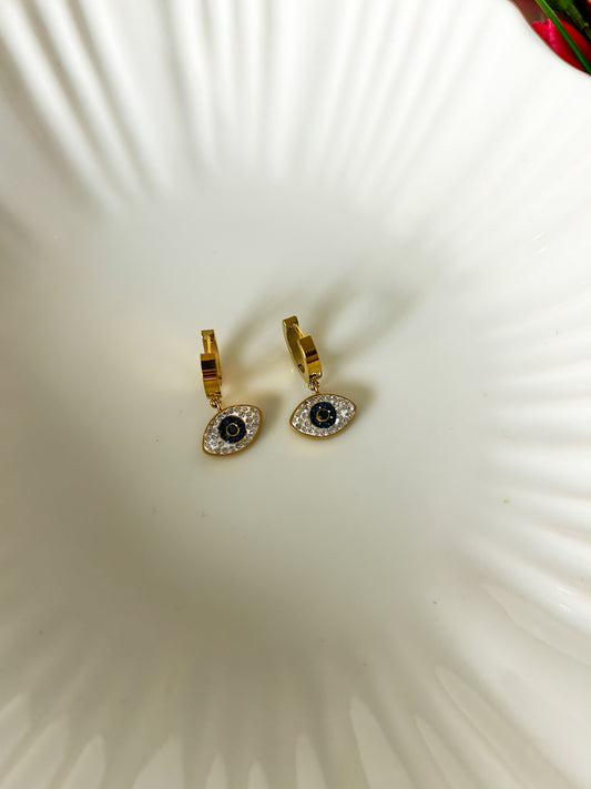 Evil eye Hoops