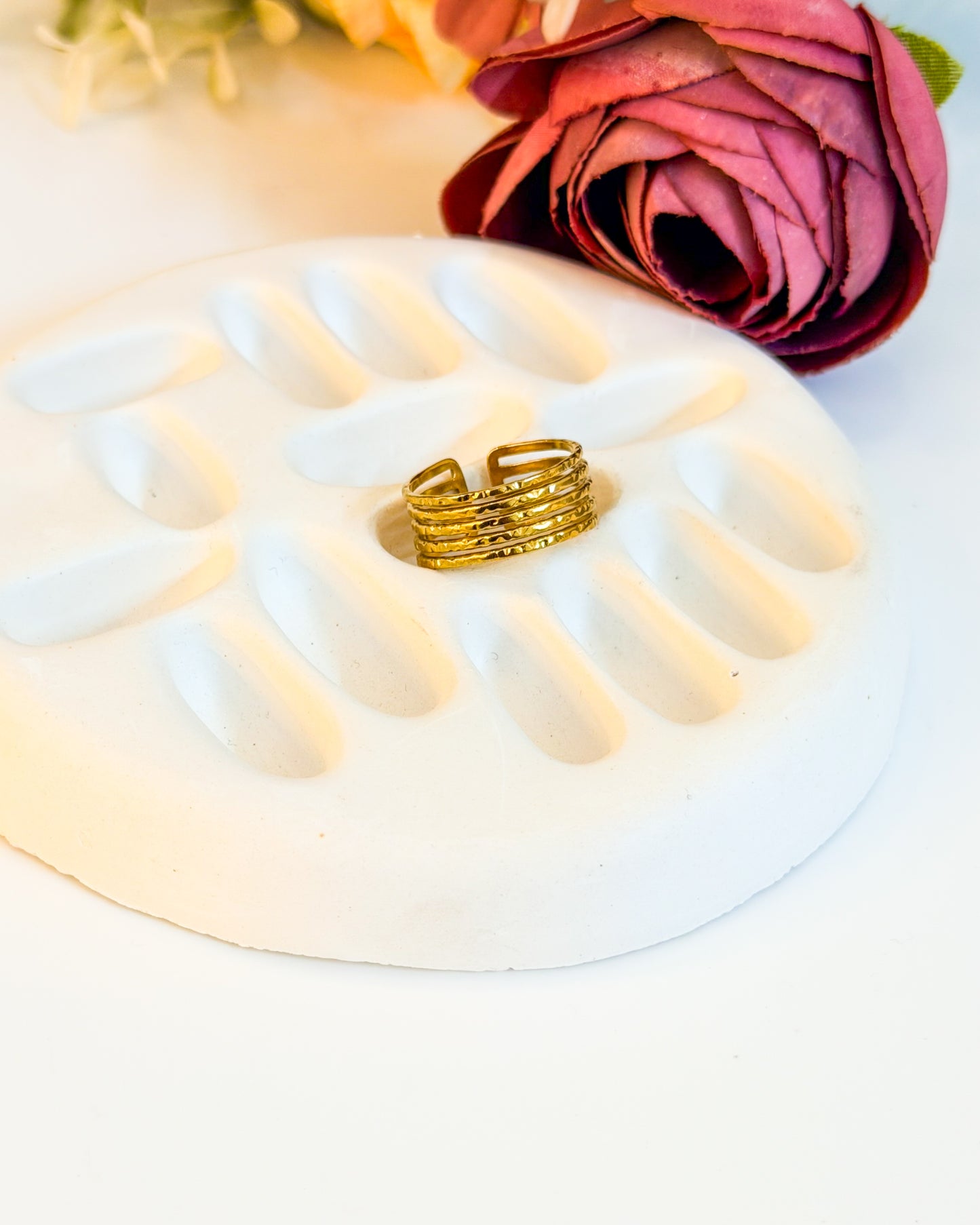 5 belt adjustable ring band