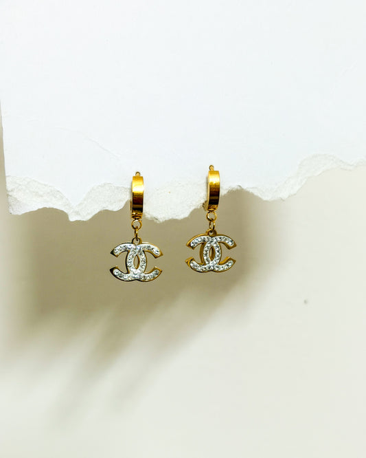 Chanel inspired huggies