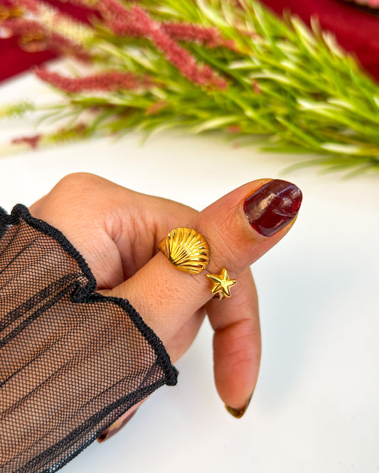 Solid shell adjustable ring