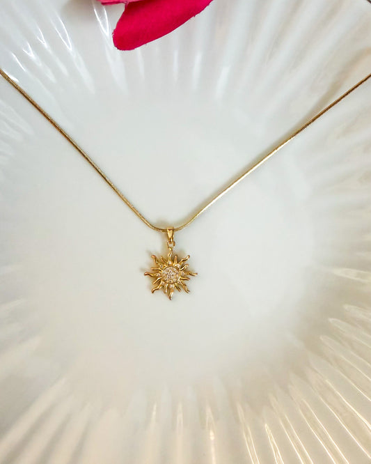 Sun necklace