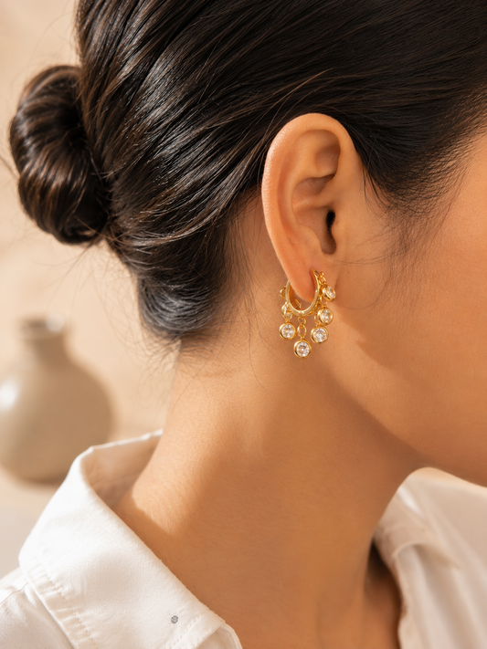 The Modern jhumka hoops
