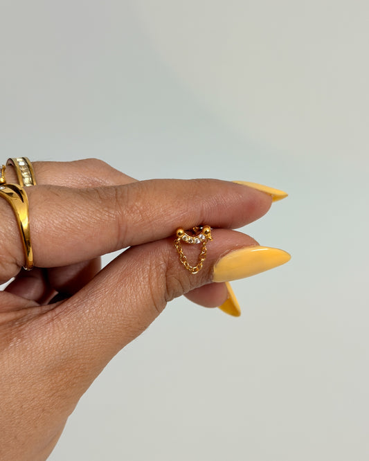 Hanging moon ball back studs