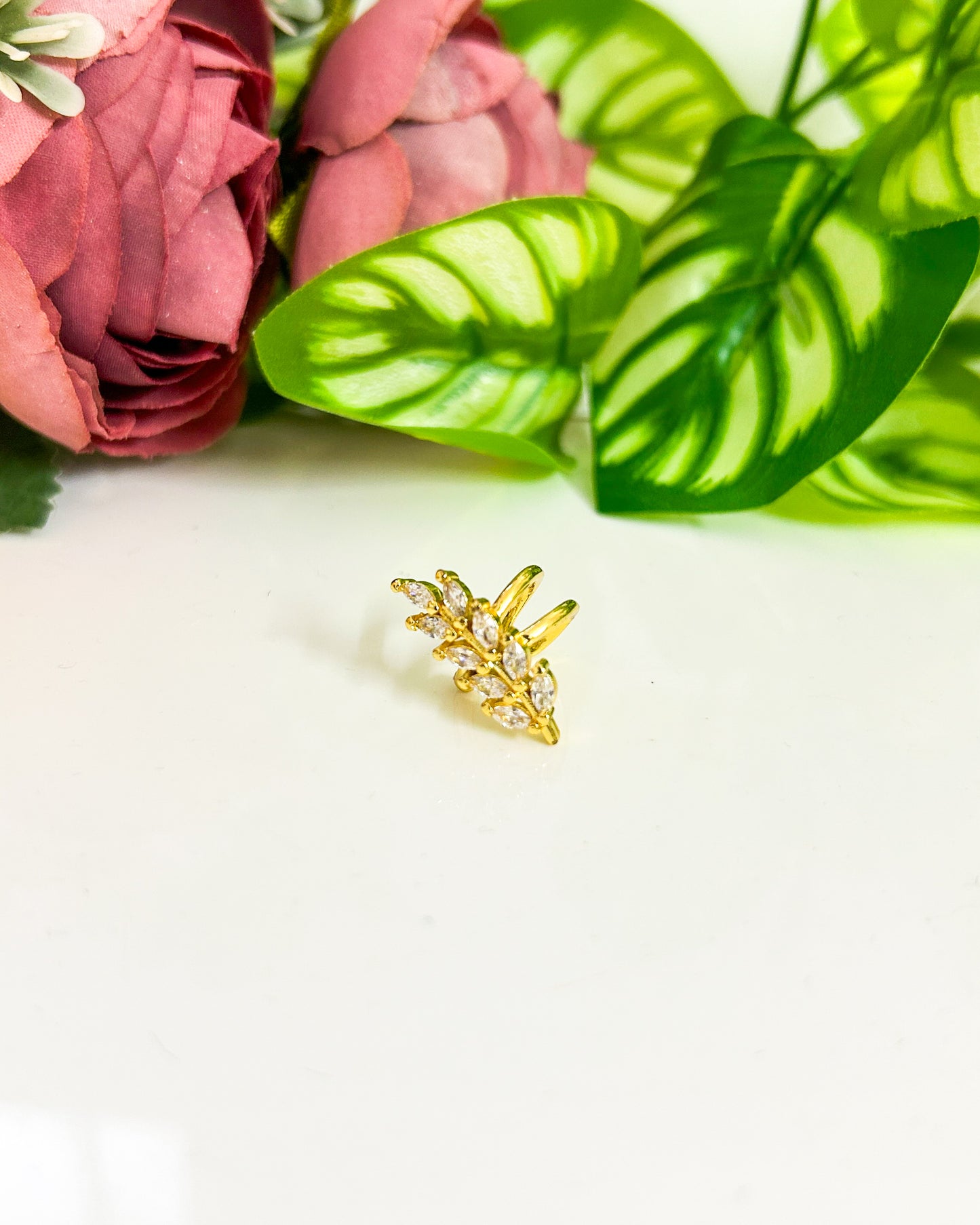 leafy climber no piercing Earcuffs