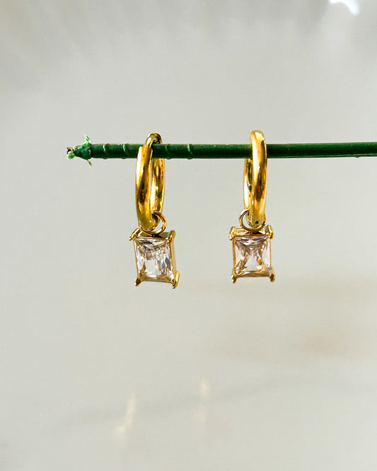 Studded hoops