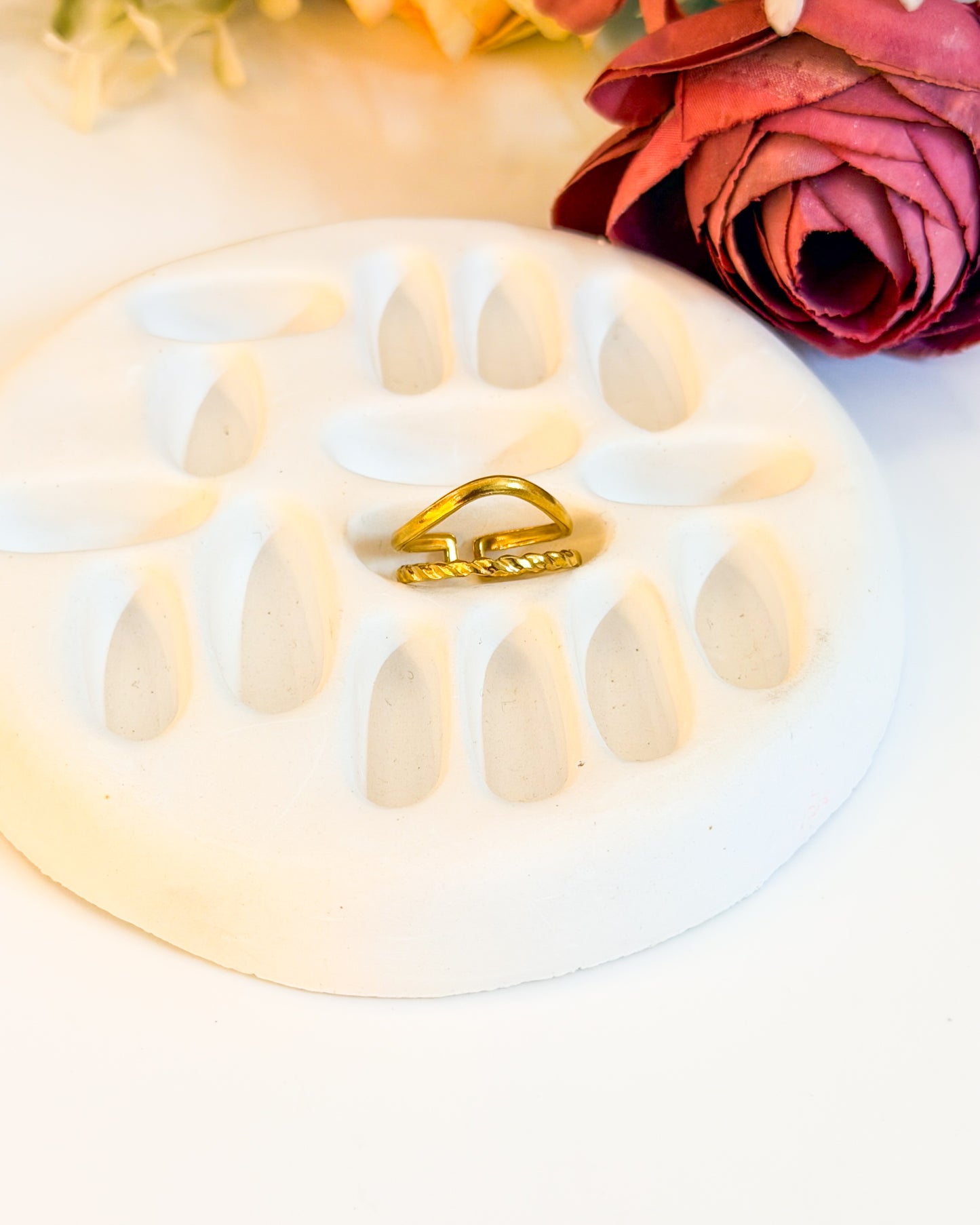 Two layer Adjustable ring