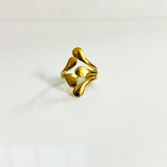 Bubble adjustable ring