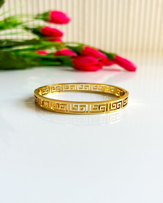 Greek pattern bracelet