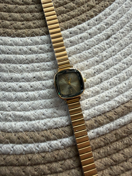 Bvlgari Square Green dial watch