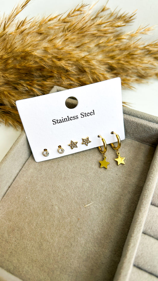 Star multiple piercing combo