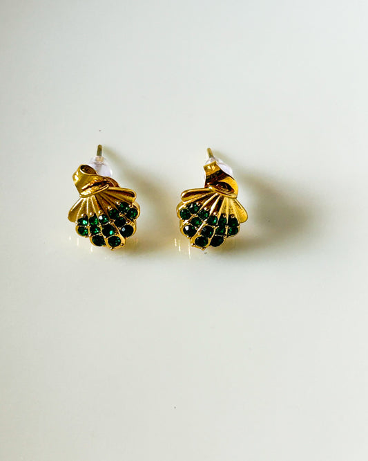 Tiny shell earrings