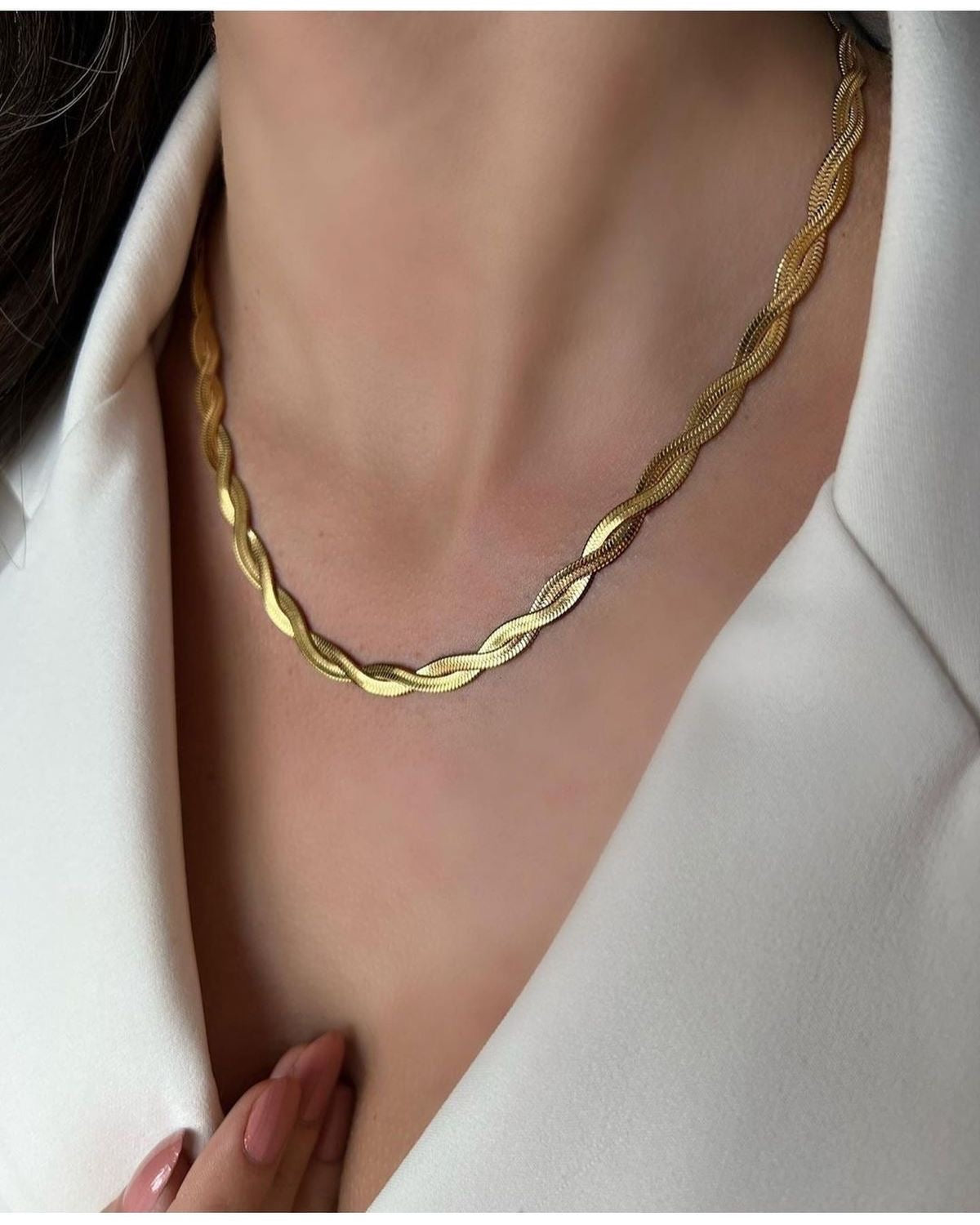 Twisted snake chain ￼