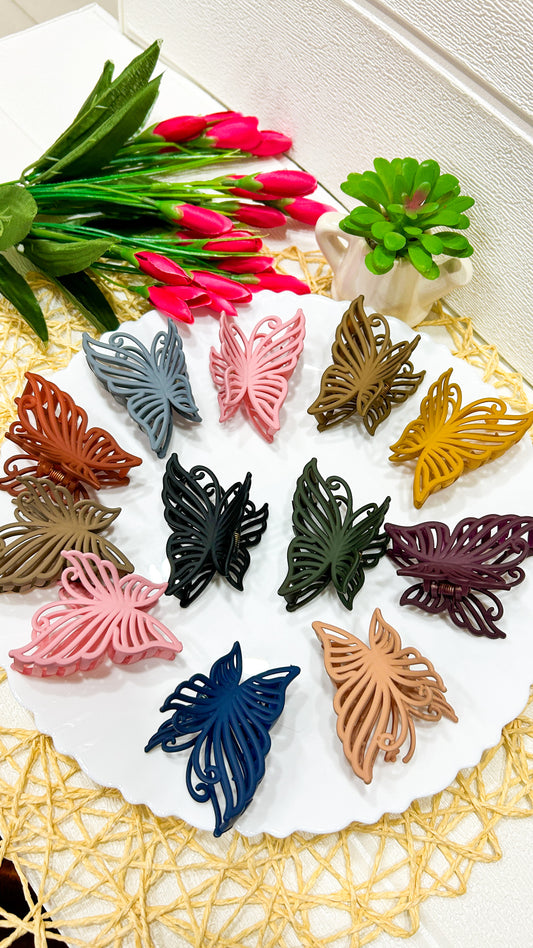 Set of 2 Butterfly Claw Clips
