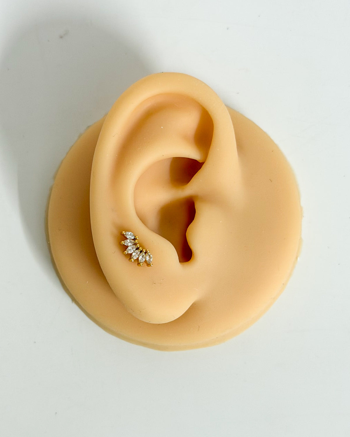 6 petal lotus ballback studs (Ss)