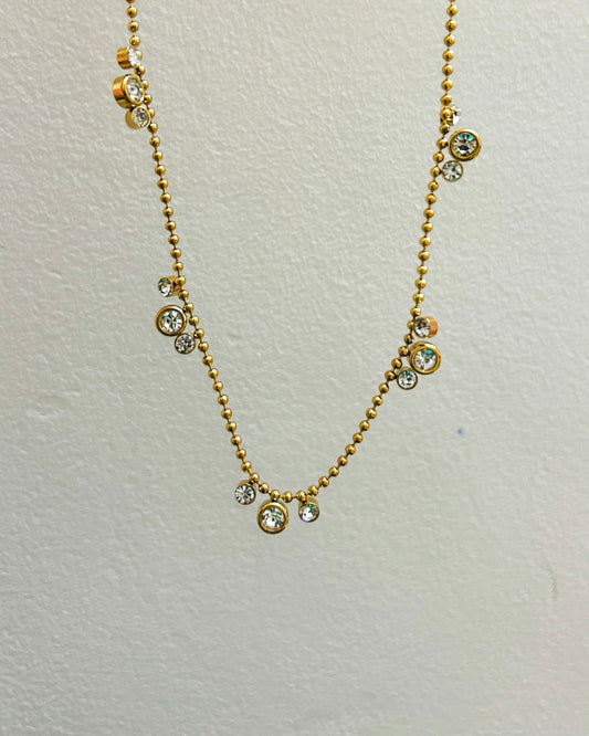 3 stone waist chain