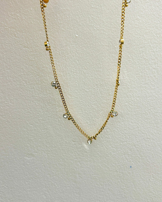 Round stone waist chain