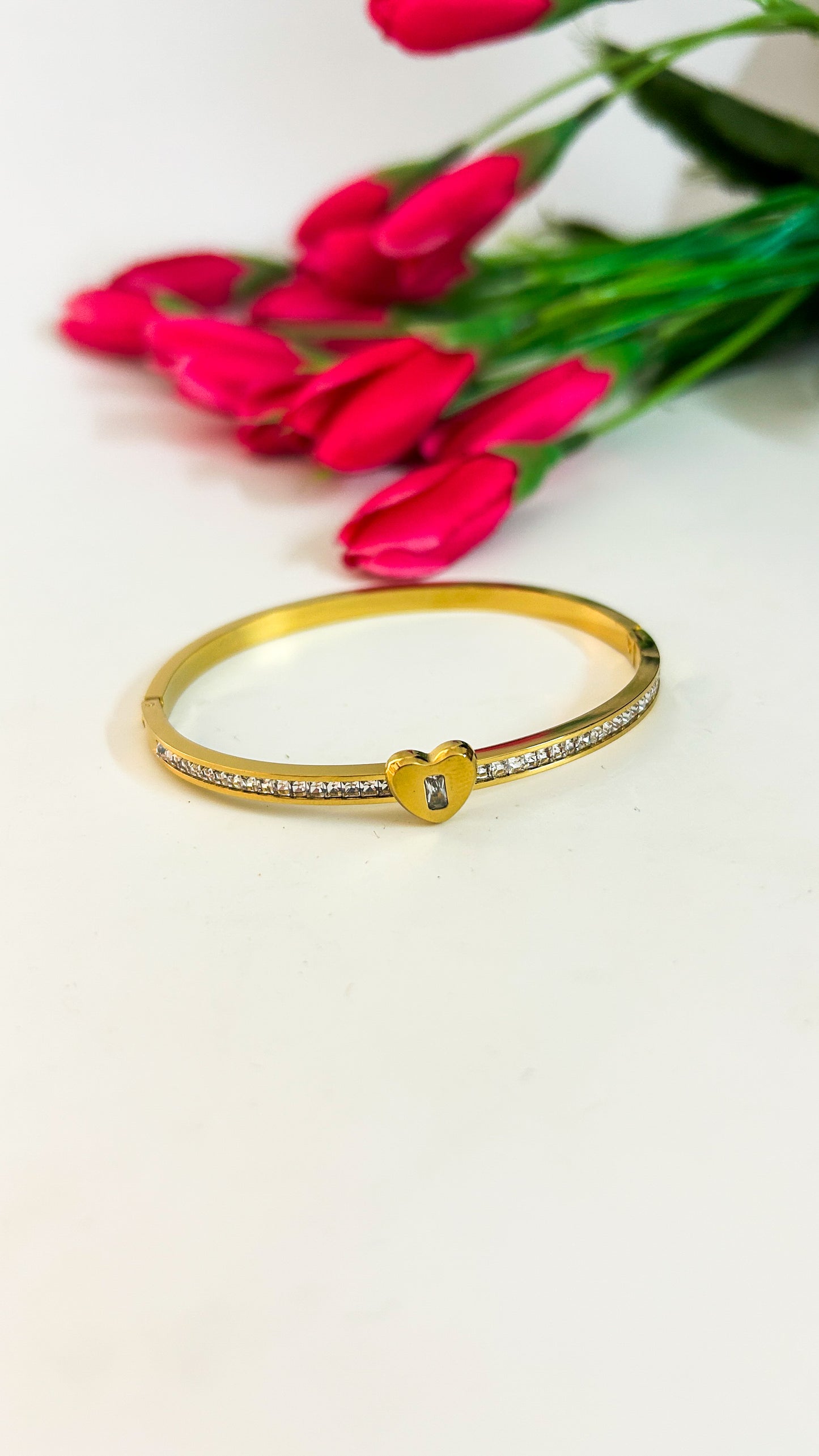 Heart lock bracelet