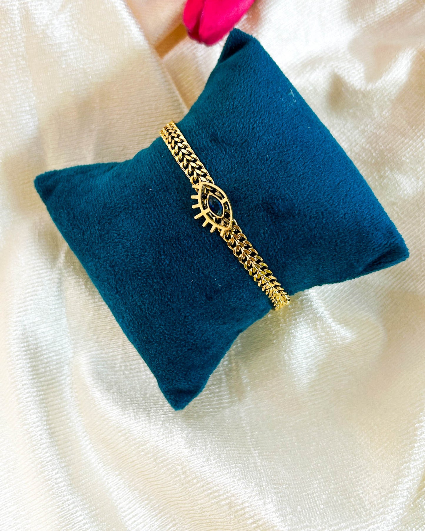 New evil eye chain bracelet