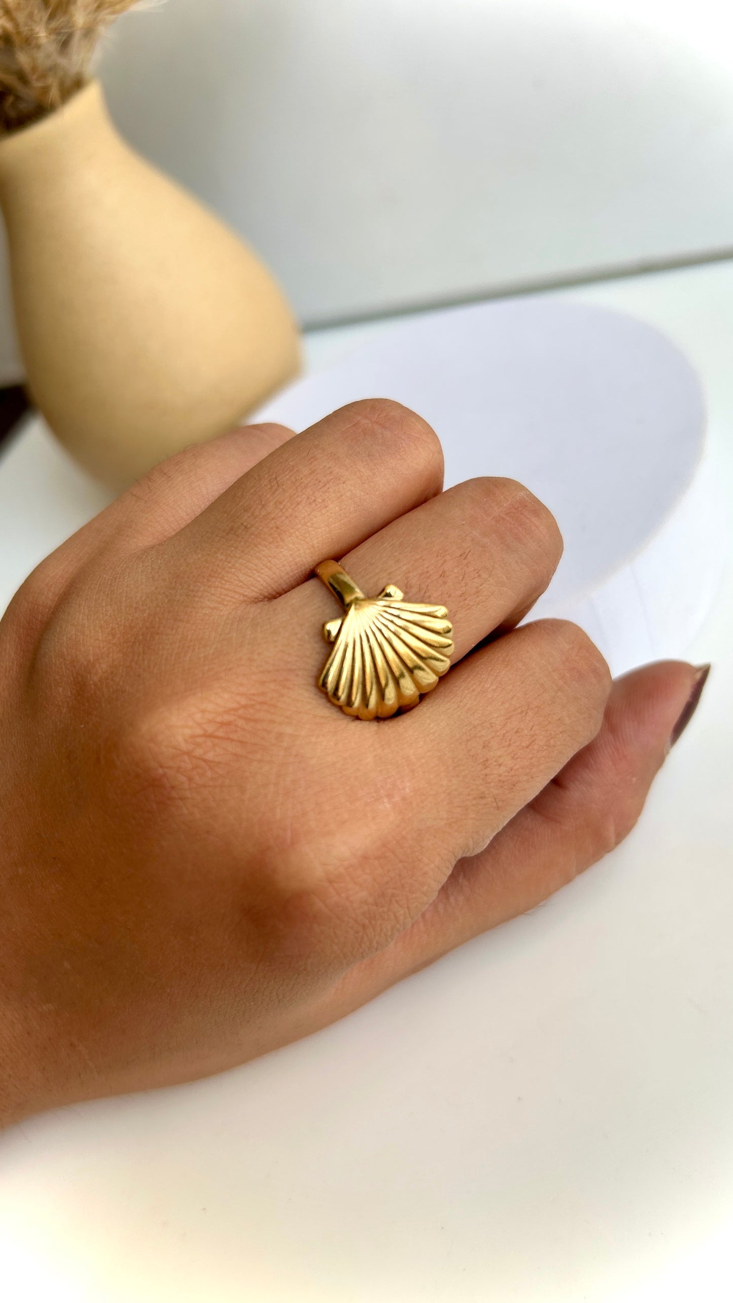 Sea shell 2.0 adjustable ring